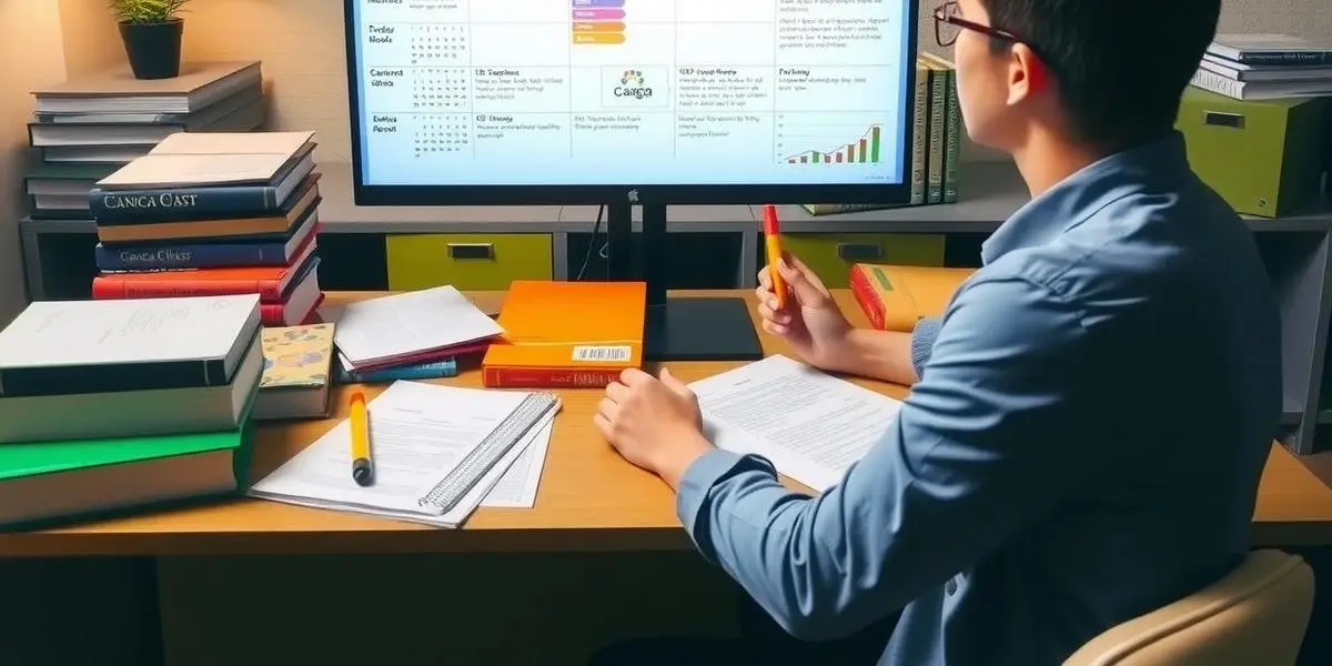 Criando um Cronograma de Estudos Personalizado para o Concurso Caixa 2025