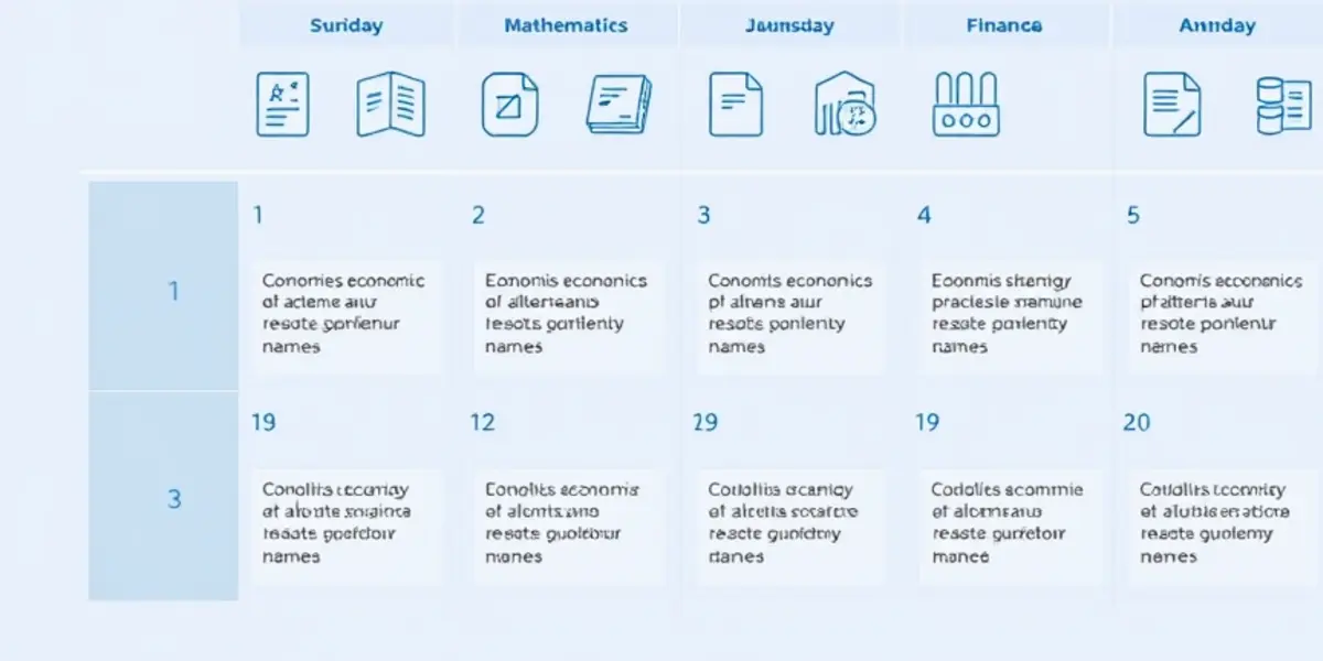 2- Construção de um calendário de estudos