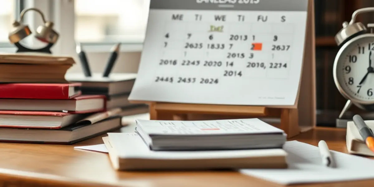 3. Organize um Cronograma de Estudos